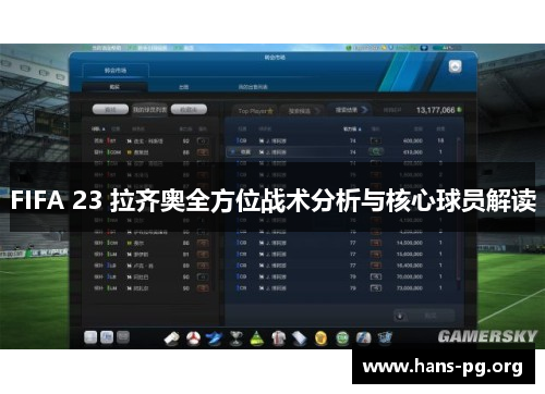 FIFA 23 拉齐奥全方位战术分析与核心球员解读