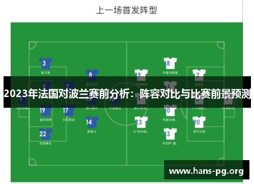 2023年法国对波兰赛前分析:阵容对比与比赛前景预测 2023年法国对波兰赛前分析:阵容对比与比赛前景预测